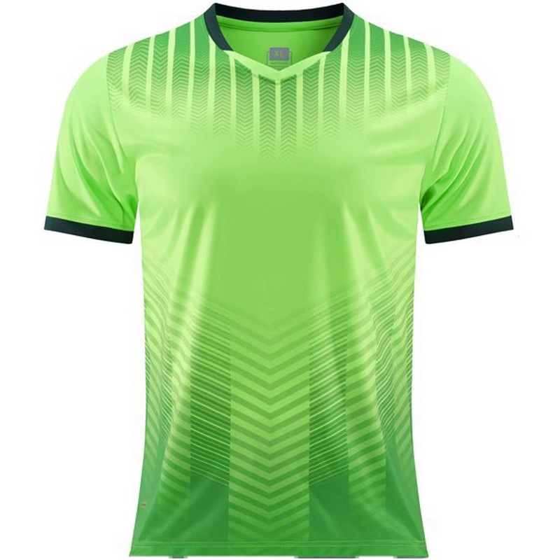 Green Stripe V-Neck Shirt Training Third Unisex Jersey