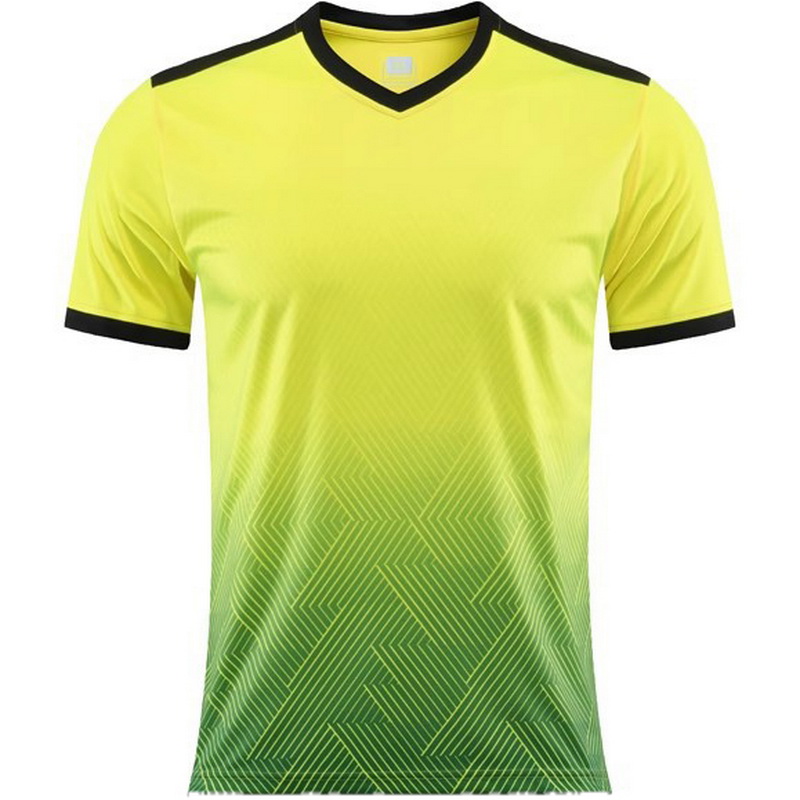 Yellow Wave V-Neck Shirt Training Third Unisex Jersey